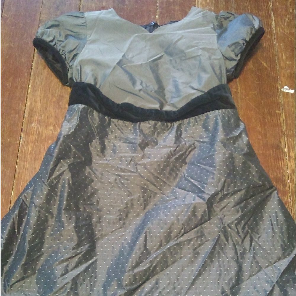 Hanna Andersson Gray &, black fancy dress 120